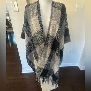 Woolrich Gingham Print Wrap Scarf